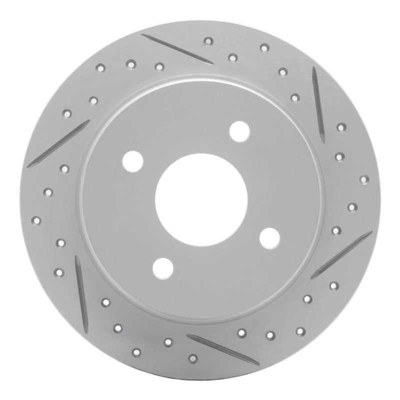 DFC 99-06 Hyundai Sonata Rear Right Drilled & Slotted Geoperformance Rotor