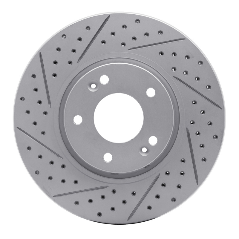 DFC 05-24 Hyundai Sonata Front Left Drilled & Slotted Geoperformance Rotor