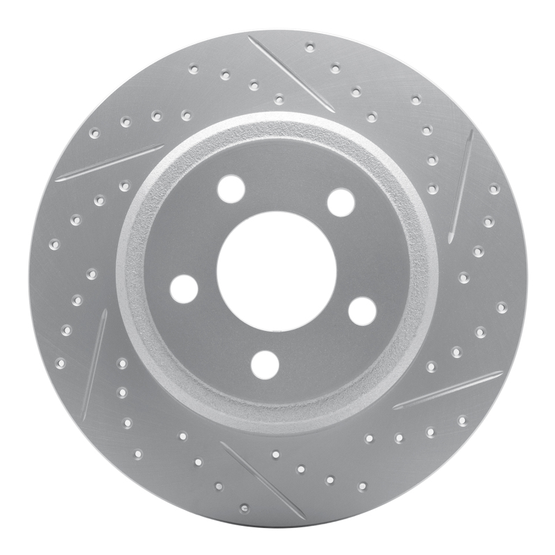 DFC 18-26 Hyundai Kona Rear Right Drilled & Slotted Geoperformance Rotor