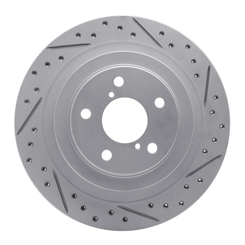 DFC 05-09 Subaru Impreza Rear Right Drilled & Slotted Geoperformance Rotor