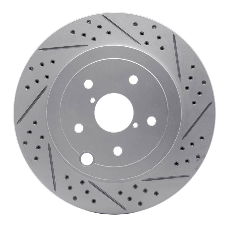 DFC 08-20 Subaru WRX Sti Rear Right Drilled & Slotted Geoperformance Rotor