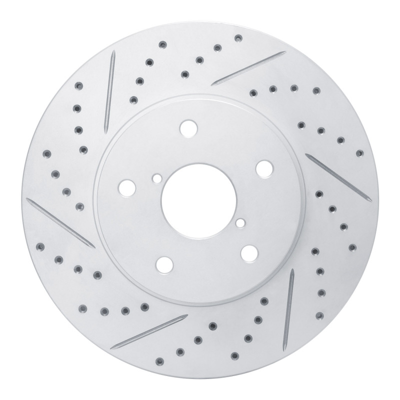 DFC 15-19 Subaru Legacy Front Left Drilled & Slotted Geoperformance Rotor