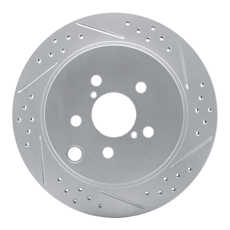 DFC 14-18 Subaru Forester Rear Right Drilled & Slotted Geoperformance Rotor