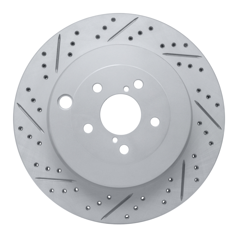 DFC 17-25 Subaru Brz Rear Left Drilled & Slotted Geoperformance Rotor
