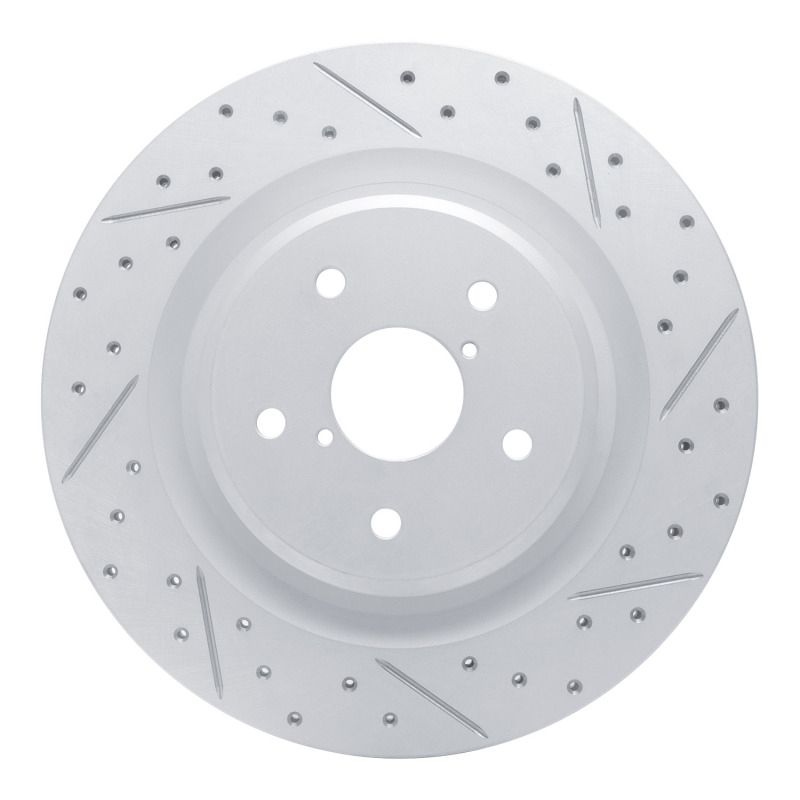 DFC 19-25 Subaru Ascent Rear Right Drilled & Slotted Geoperformance Rotor