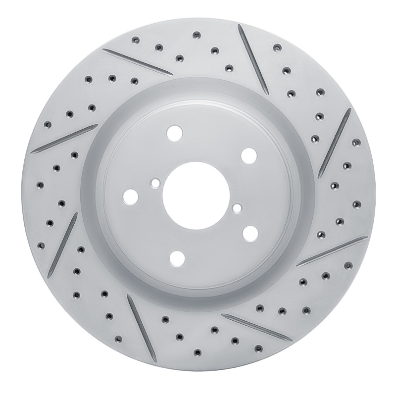 DFC 19-24 Subaru Forester Front Right Drilled & Slotted Geoperformance Rotor