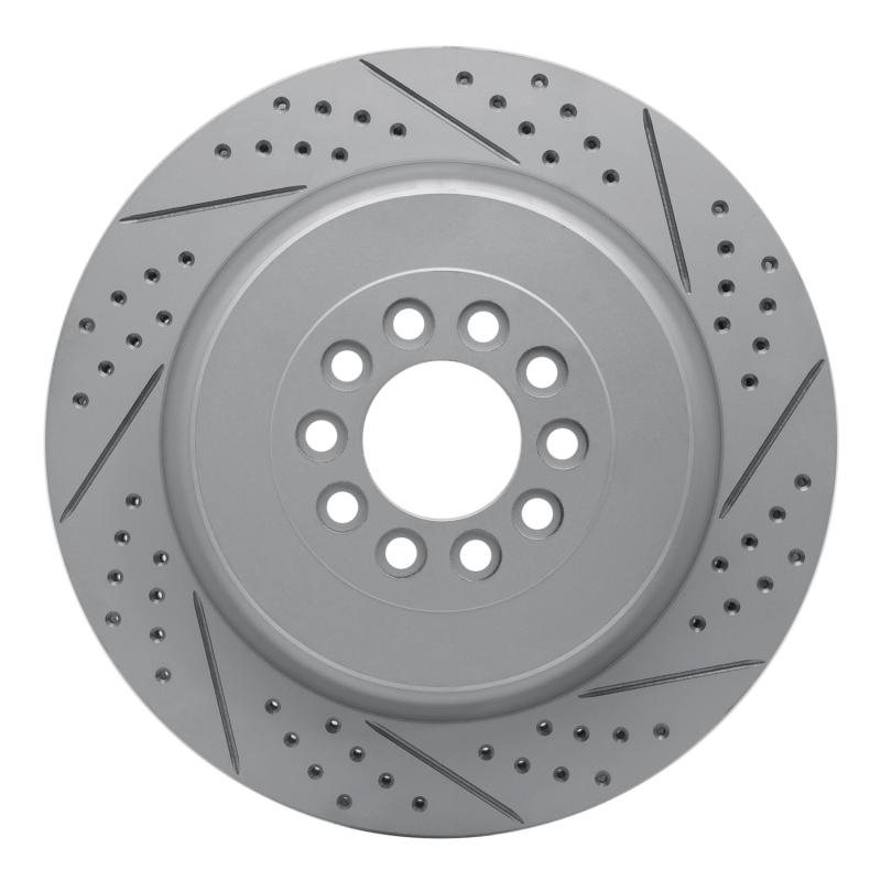 DFC 03-05 Jaguar Xjr Front Right Drilled & Slotted Geoperformance Rotor