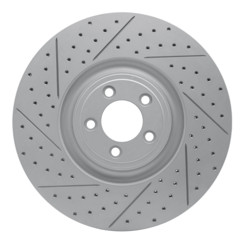 DFC 10-24 Jaguar Xj Front Left Drilled & Slotted Geoperformance Rotor