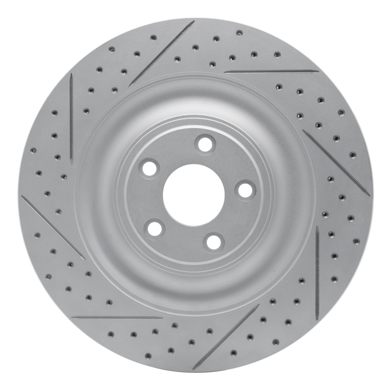 DFC 10-24 Jaguar F-Type Rear Left Drilled & Slotted Geoperformance Rotor