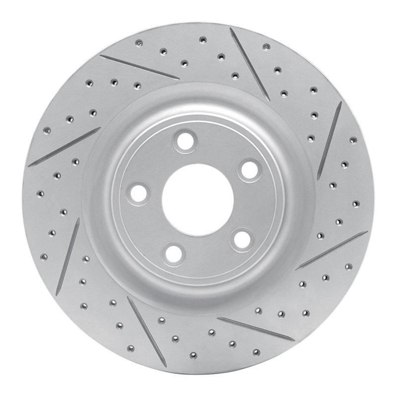 DFC 14-21 Jaguar F-Type Rear Right Drilled & Slotted Geoperformance Rotor