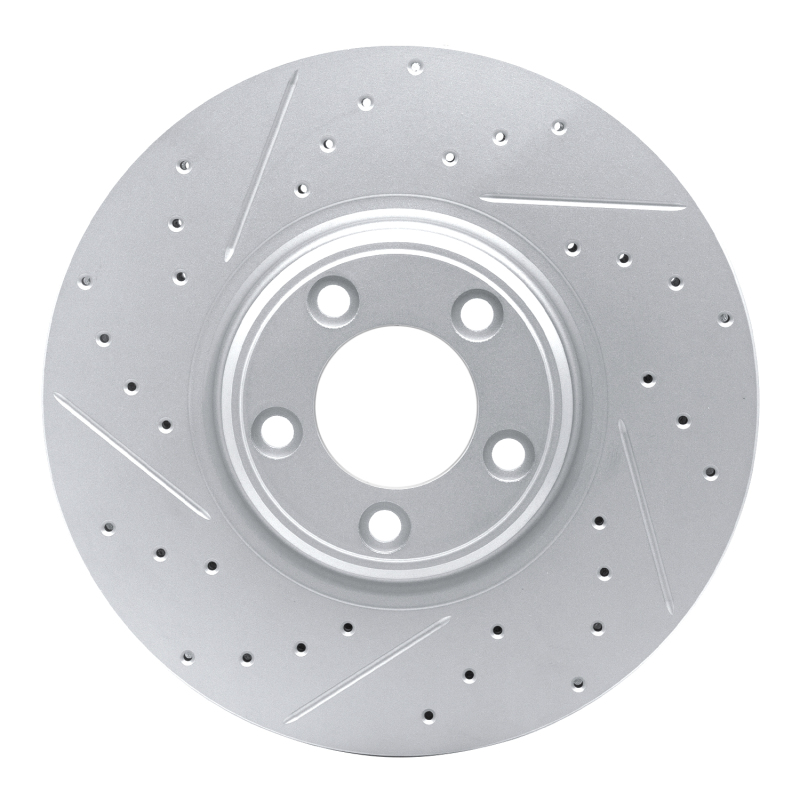 DFC 03-05 Jaguar S-Type Front Right Drilled & Slotted Geoperformance Rotor