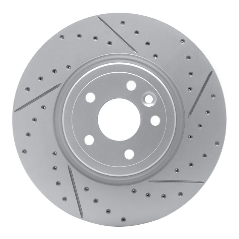 DFC 17-20 Jaguar Xf Front Right Drilled & Slotted Geoperformance Rotor