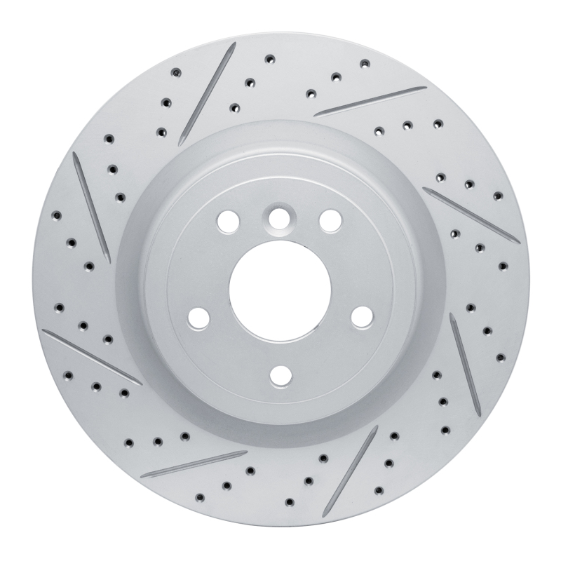 DFC 16-24 Jaguar Xe Rear Left Drilled & Slotted Geoperformance Rotor