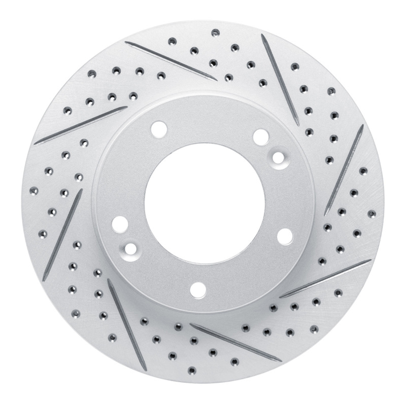 DFC 03-06 Kia Sorento Front Right Drilled & Slotted Geoperformance Rotor