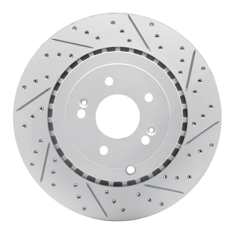 DFC 18-25 Genesis G70 Rear Right Drilled & Slotted Geoperformance Rotor