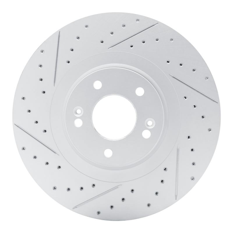 DFC 20-25 Hyundai Palisade Front Left Drilled & Slotted Geoperformance Rotor