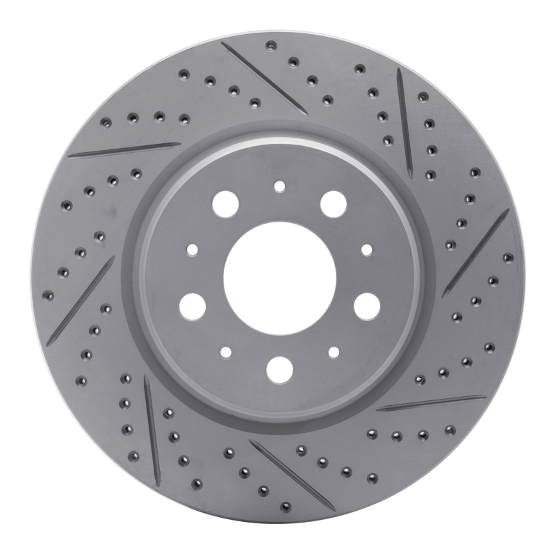 DFC 17-25 Tesla Model 3 Front Right Drilled & Slotted Geoperformance Rotor