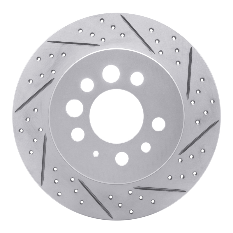 DFC 74-95 Volvo 245 Rear Right Drilled & Slotted Geoperformance Rotor