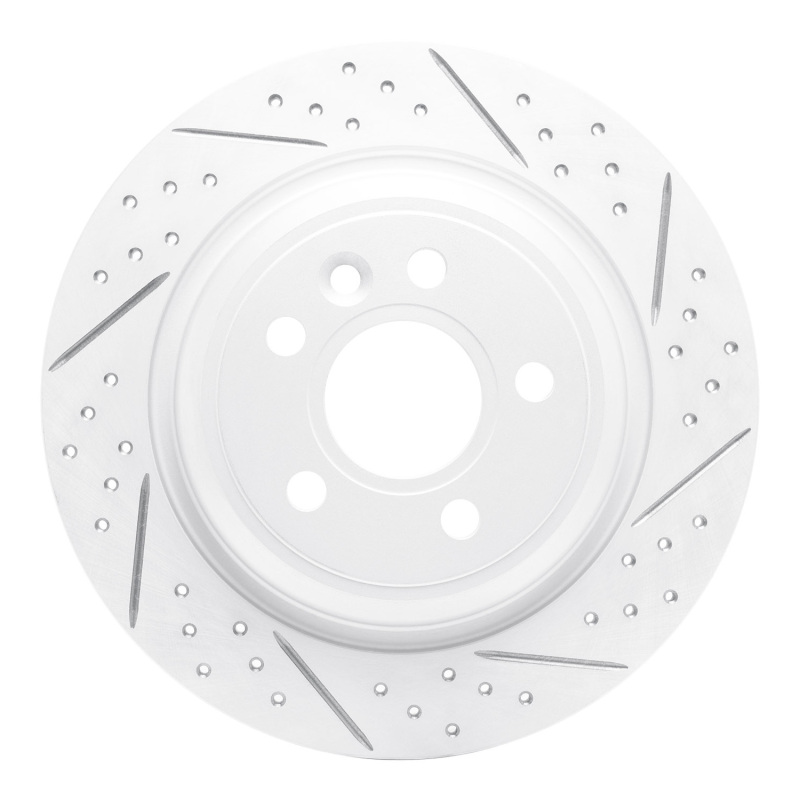 DFC 07-18 Volvo S60 Rear Right Drilled & Slotted Geoperformance Rotor
