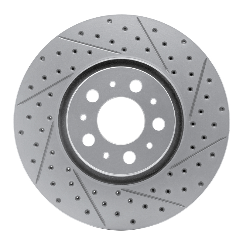 DFC 03-09 Volvo S60 Front Right Drilled & Slotted Geoperformance Rotor