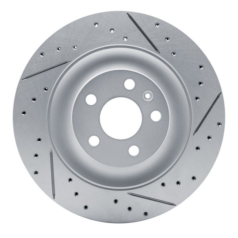 DFC 16-26 Polestar Polestar 2 Rear Right Drilled & Slotted Geoperformance Rotor