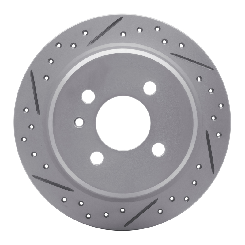 DFC 84-91 BMW 325Ix Rear Left Drilled & Slotted Geoperformance Rotor