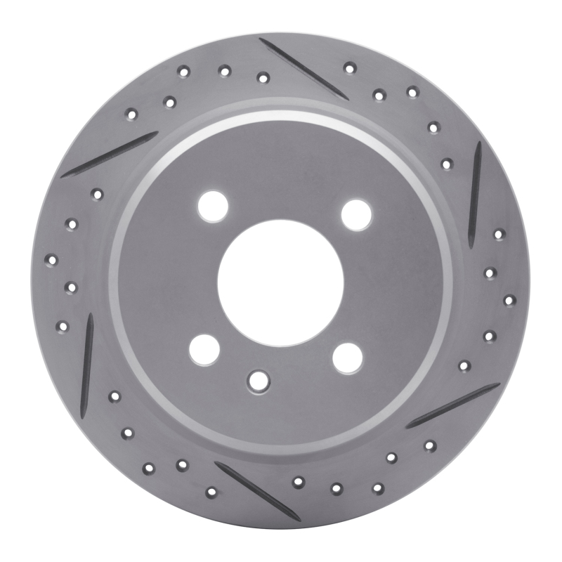 DFC 84-91 BMW 325Ix Rear Right Drilled & Slotted Geoperformance Rotor