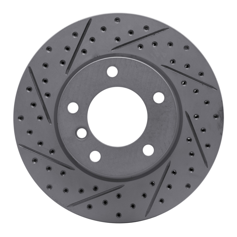 DFC 91-06 BMW 328I Front Right Drilled & Slotted Geoperformance Rotor