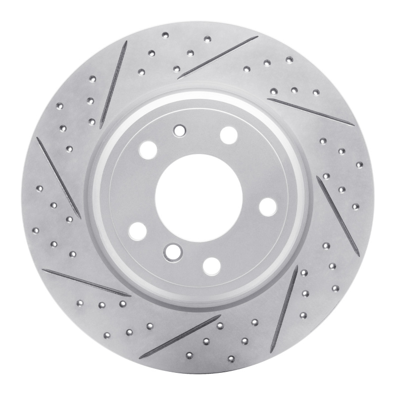 DFC 91-01 BMW 850Ci Rear Left Drilled & Slotted Geoperformance Rotor