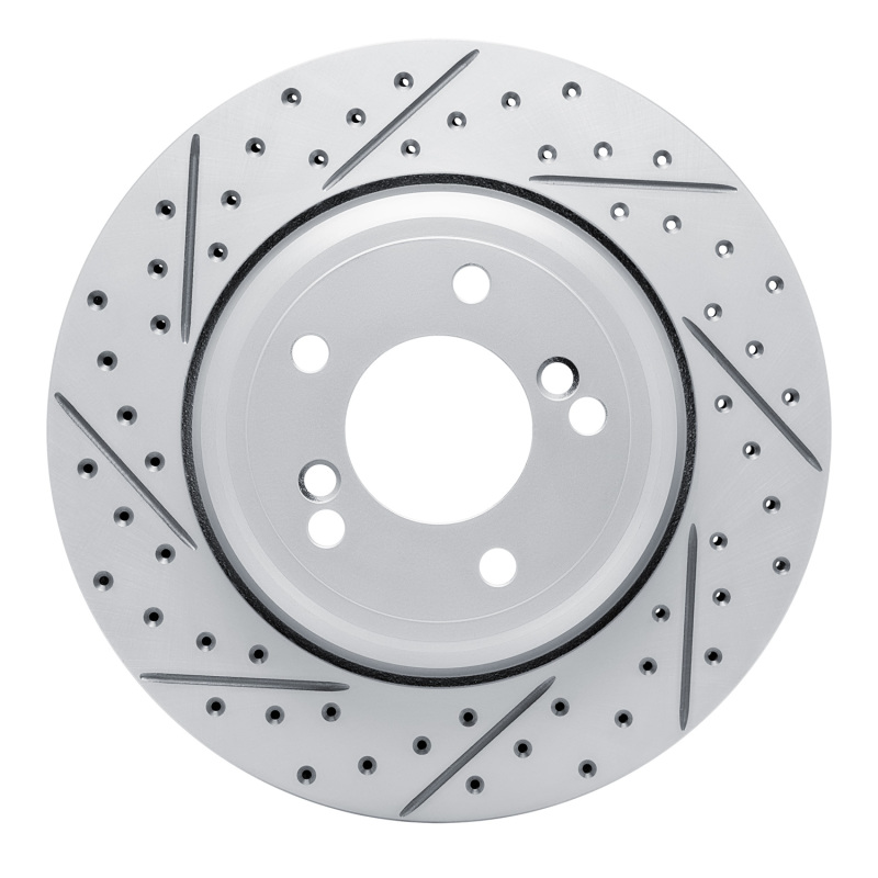 DFC 00-06 BMW M3 Rear Left Drilled & Slotted Geoperformance Rotor
