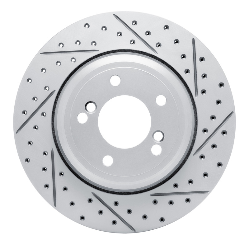 DFC 00-06 BMW M5 Rear Right Drilled & Slotted Geoperformance Rotor
