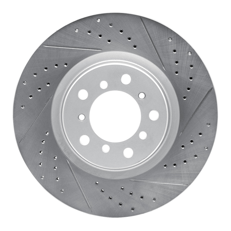 DFC 01-06 BMW M3 Left Front Drilled & Slotted Geoperformance Rotor