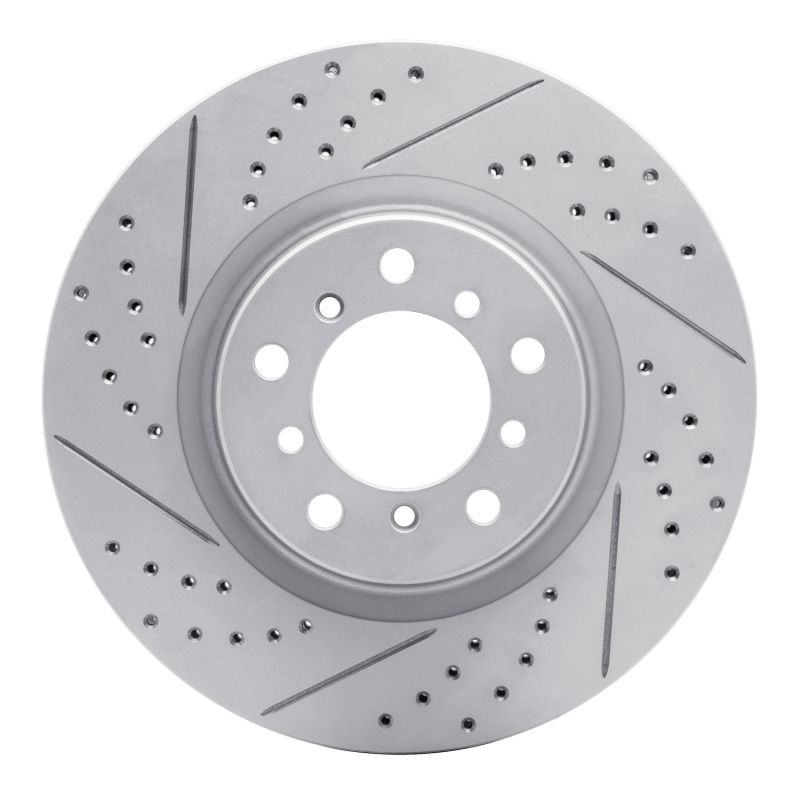 DFC 01-06 BMW M3 Right Front Drilled & Slotted Geoperformance Rotor