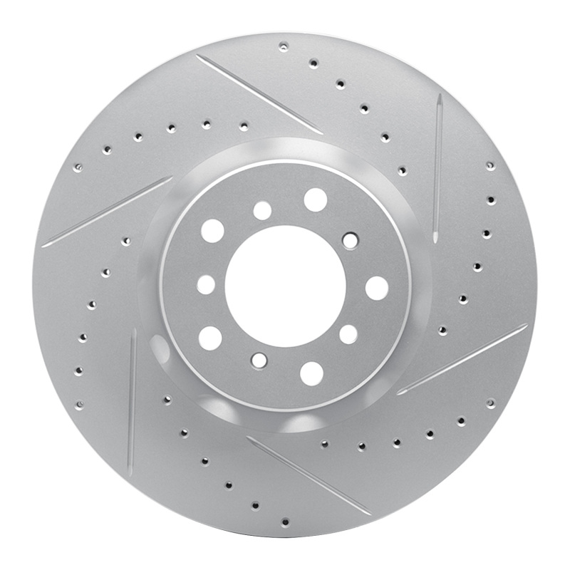 DFC 00-03 BMW M5 Left Front Drilled & Slotted Geoperformance Rotor