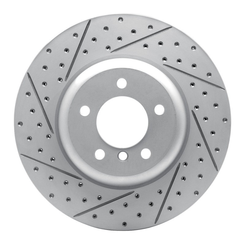 DFC 04-10 BMW 645Ci Front Left Drilled & Slotted Geoperformance Rotor