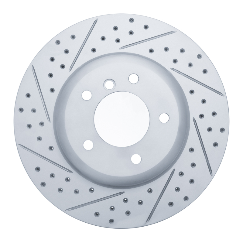 DFC 09-16 BMW Z4 Front Left Drilled & Slotted Geoperformance Rotor