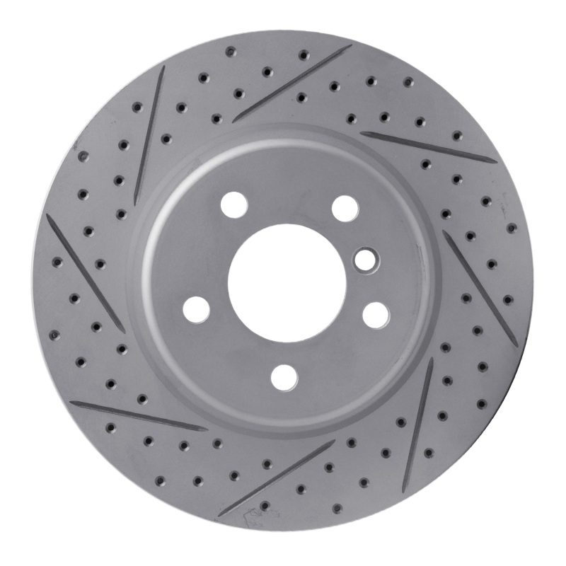 DFC 11-16 BMW 528I Front Right Drilled & Slotted Geoperformance Rotor