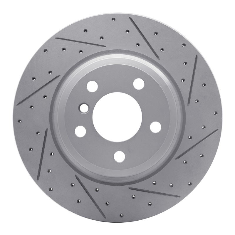 DFC 12-20 BMW 428I Gran Coupe Rear Right Drilled & Slotted Geoperformance Rotor