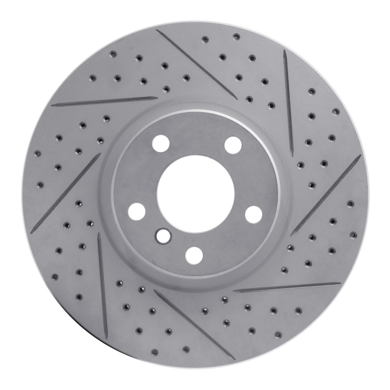 DFC 07-18 BMW X6 Front Right Drilled & Slotted Geoperformance Rotor