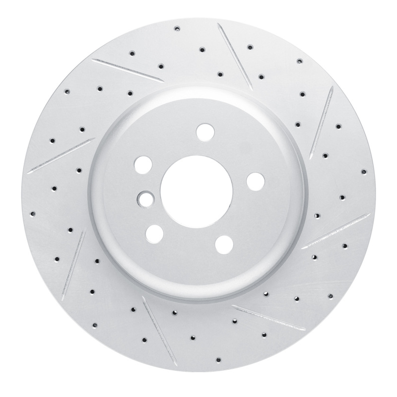 DFC 17-26 BMW Ix3 (Mexico) Front Right Drilled & Slotted Geoperformance Rotor