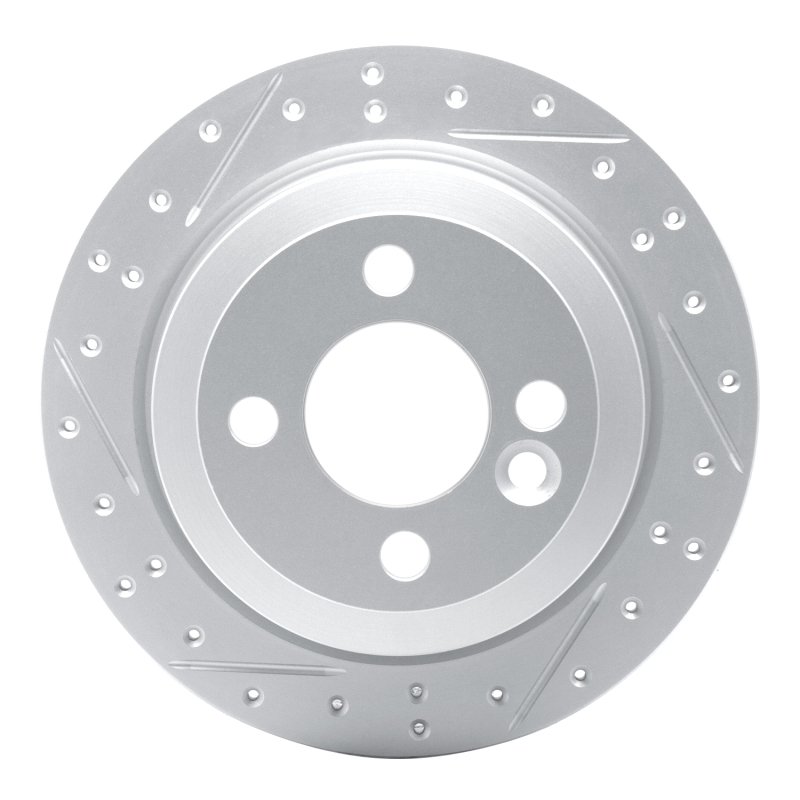 DFC 02-15 Mini Cooper Clubman Rear Left Drilled & Slotted Geoperformance Rotor