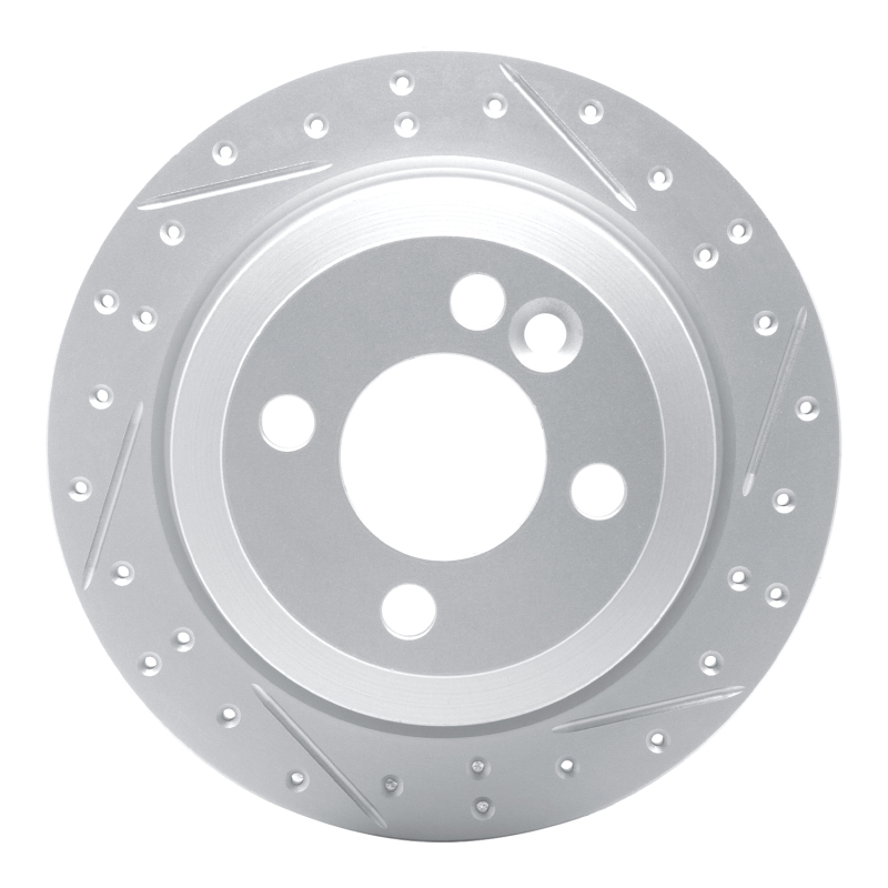 DFC 02-15 Mini Cooper (Excl Clubman Rear Right Drilled & Slotted Geoperformance Rotor