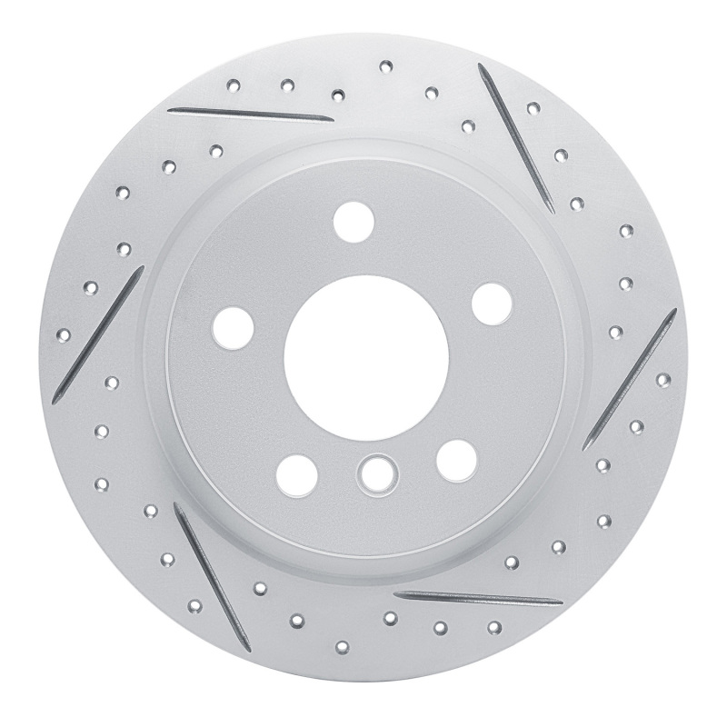 DFC 14-25 BMW I3 Rear Right Drilled & Slotted Geoperformance Rotor