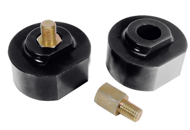 Prothane 99-09 Ford F250/350 2wd Front Coil Spring 2in Lift Spacer - Black