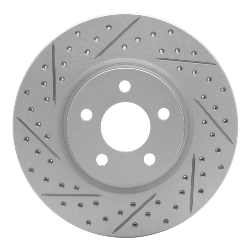 DFC 03-09 Chrysler Pt Cruiser Front Left Drilled & Slotted Geoperformance Rotor