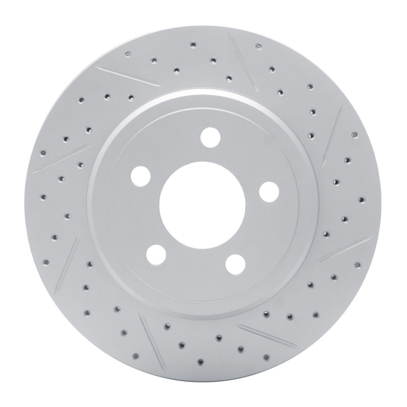 DFC 05-23 Chrysler 300 Rear Right Drilled & Slotted Geoperformance Rotor