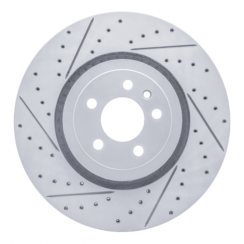 DFC 14-23 Dodge Charger Front Left Drilled & Slotted Geoperformance Rotor