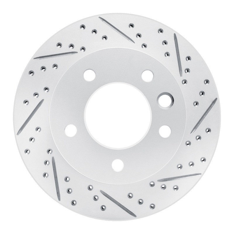 DFC 02-06 Dodge Sprinter 3500 Front Right Drilled & Slotted Geoperformance Rotor