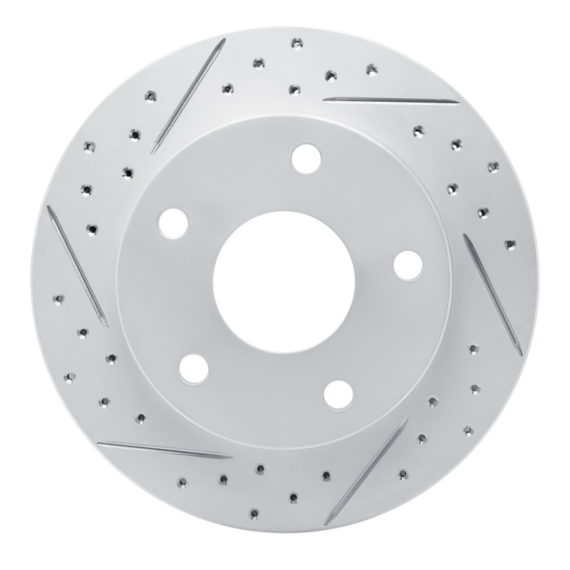 DFC 94-99 Dodge Ram 1500 Pickup Front Left Drilled & Slotted Geoperformance Rotor