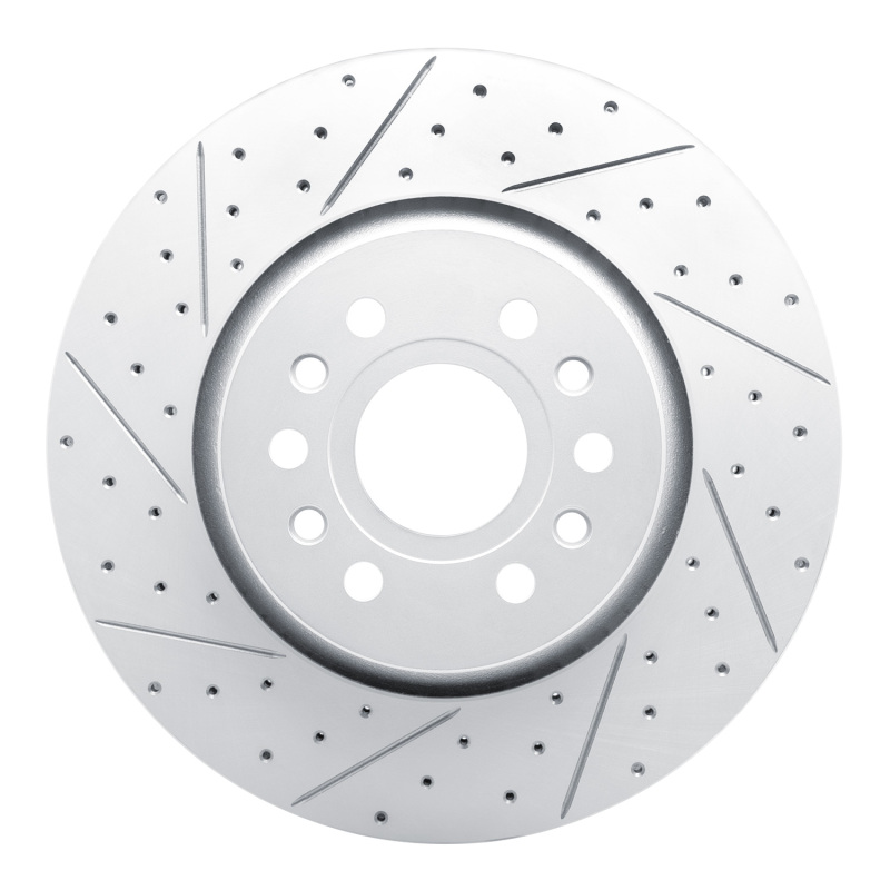 DFC 21-25 Jeep Grand Wagoneer L Front Left Drilled & Slotted Geoperformance Rotor